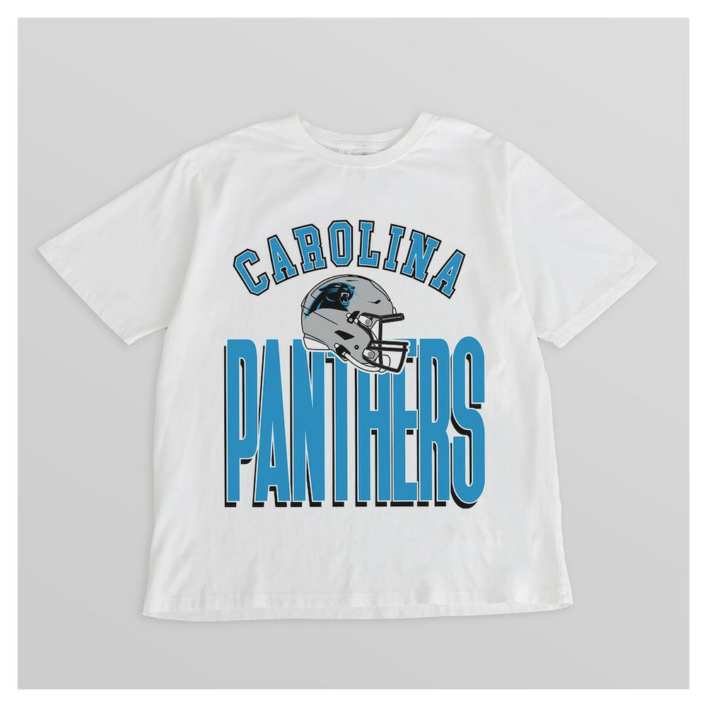 Carolina Panthers Gameday Couture Women's Oversized Classic Fierce Focus T-Shirt - White outlet