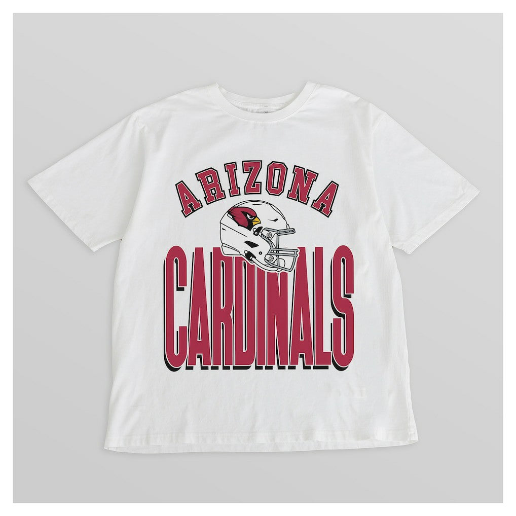 Arizona Cardinals Gameday Couture Women's Oversized Classic Fierce Focus T-Shirt - White discount