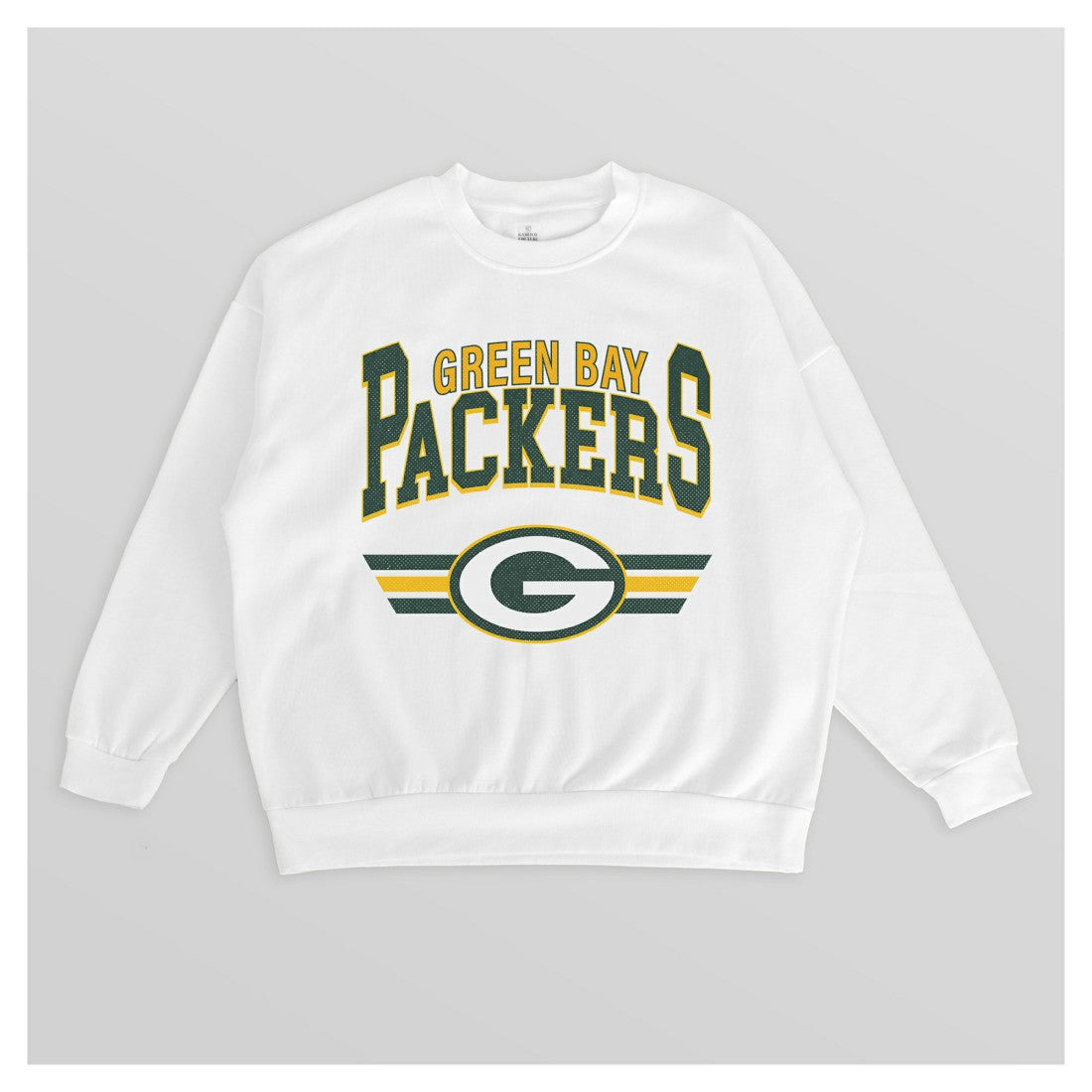 Green Bay Packers Gameday Couture Women's Swift Strike Premium Oversized Fleece Pullover Sweatshirt - White online