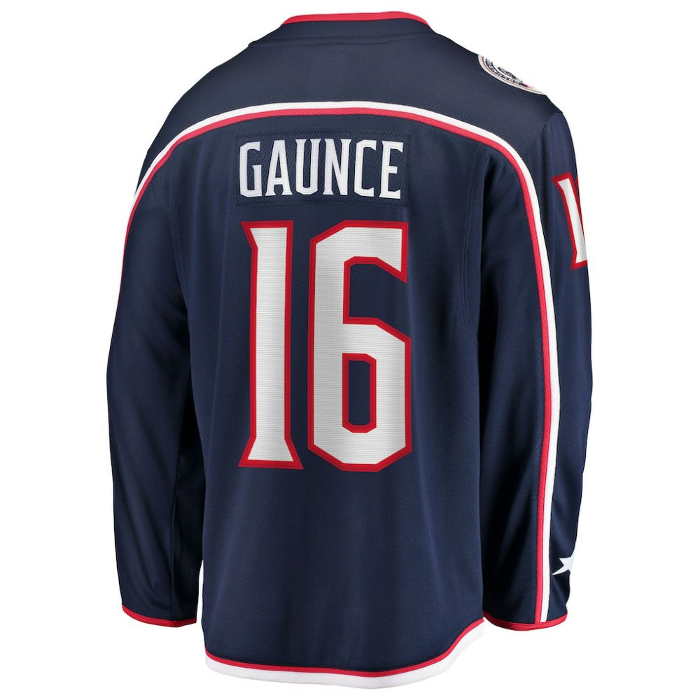 Brendan Gaunce Columbus Blue Jackets Fanatics Home Breakaway Jersey Navy