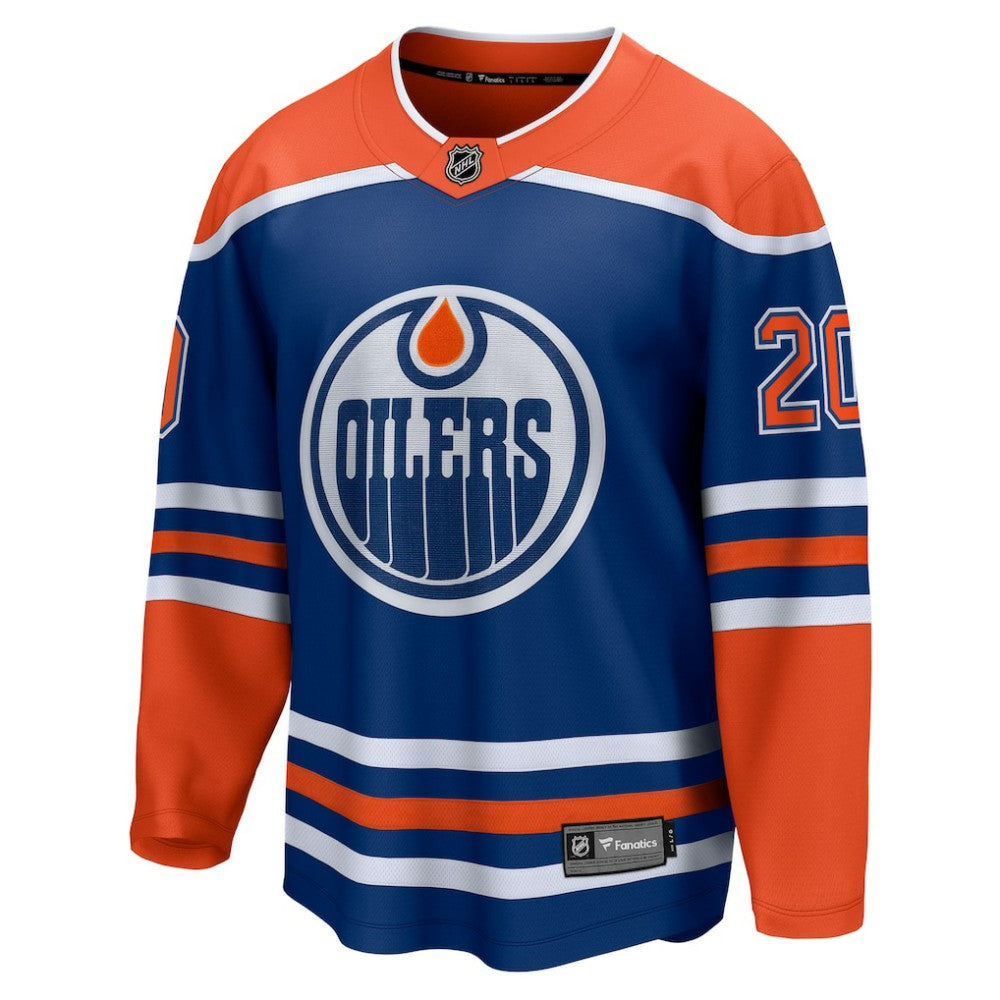 Curtis Lazar Edmonton Oilers Fanatics Home Breakaway Jersey Royal