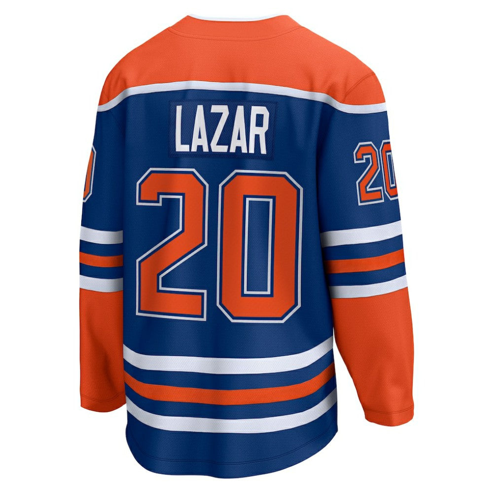 Curtis Lazar Edmonton Oilers Fanatics Home Breakaway Jersey Royal