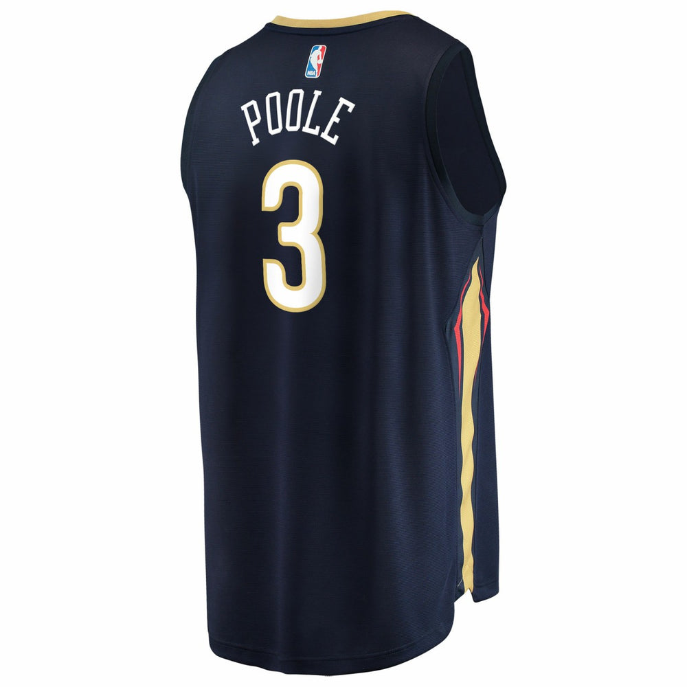 Jordan Poole New Orleans Pelicans Fast Break Replica Jersey - Navy - Icon Edition | Fanatics shop