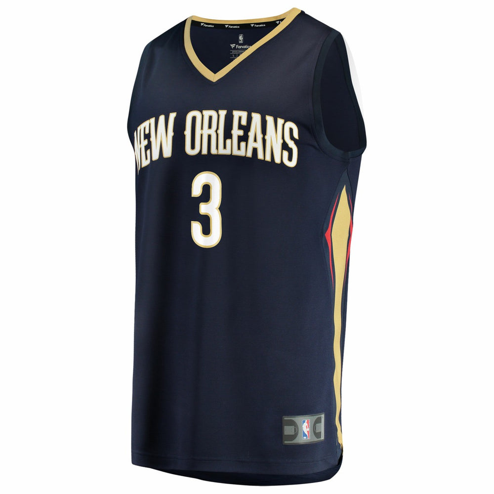 Jordan Poole New Orleans Pelicans Youth Fast Break Replica Jersey - Navy - Icon Edition | Fanatics on sale