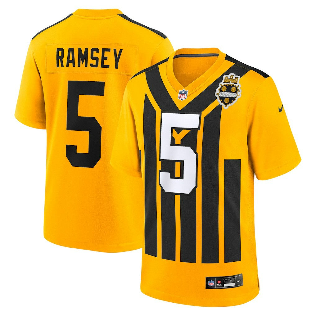 Jalen Ramsey Pittsburgh Steelers Alternate 1933 Throwback Game Jersey - Gold | Nike outlet