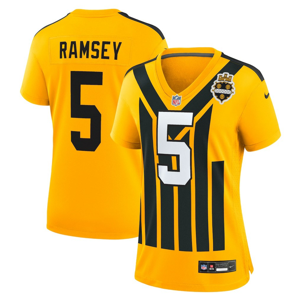 Jalen Ramsey Pittsburgh Steelers Women's Alternate 1933 Throwback Game Jersey - Gold | Nike cheap