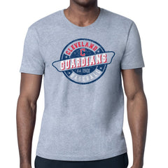 Cleveland Guardians Starter Route 66 Team Logo T-Shirt - Gray
