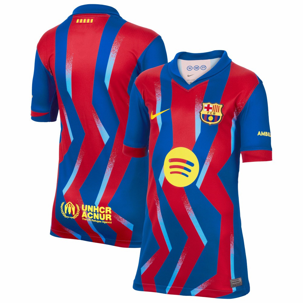 Barcelona Youth 2025/26 Fourth Replica Jersey - Blue | Nike sale