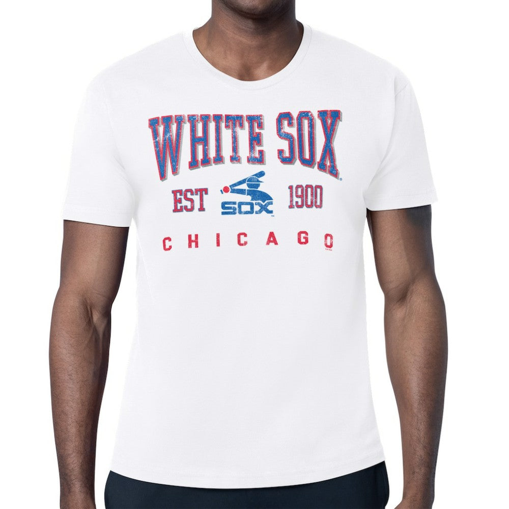 Chicago White Sox Starter Distressed Logo T-Shirt - White