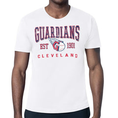 Cleveland Guardians Starter Distressed Logo T-Shirt - White
