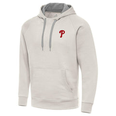 Philadelphia Phillies Antigua Victory Pullover Hoodie - Cream