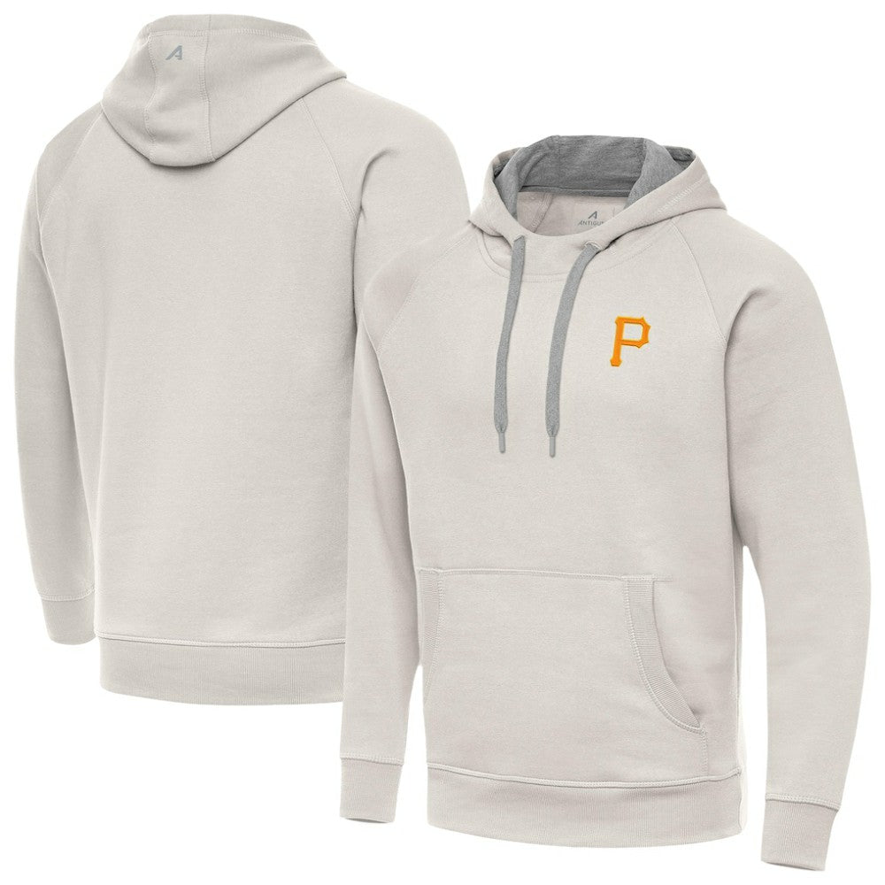 Pittsburgh Pirates Antigua Victory Pullover Hoodie - Cream