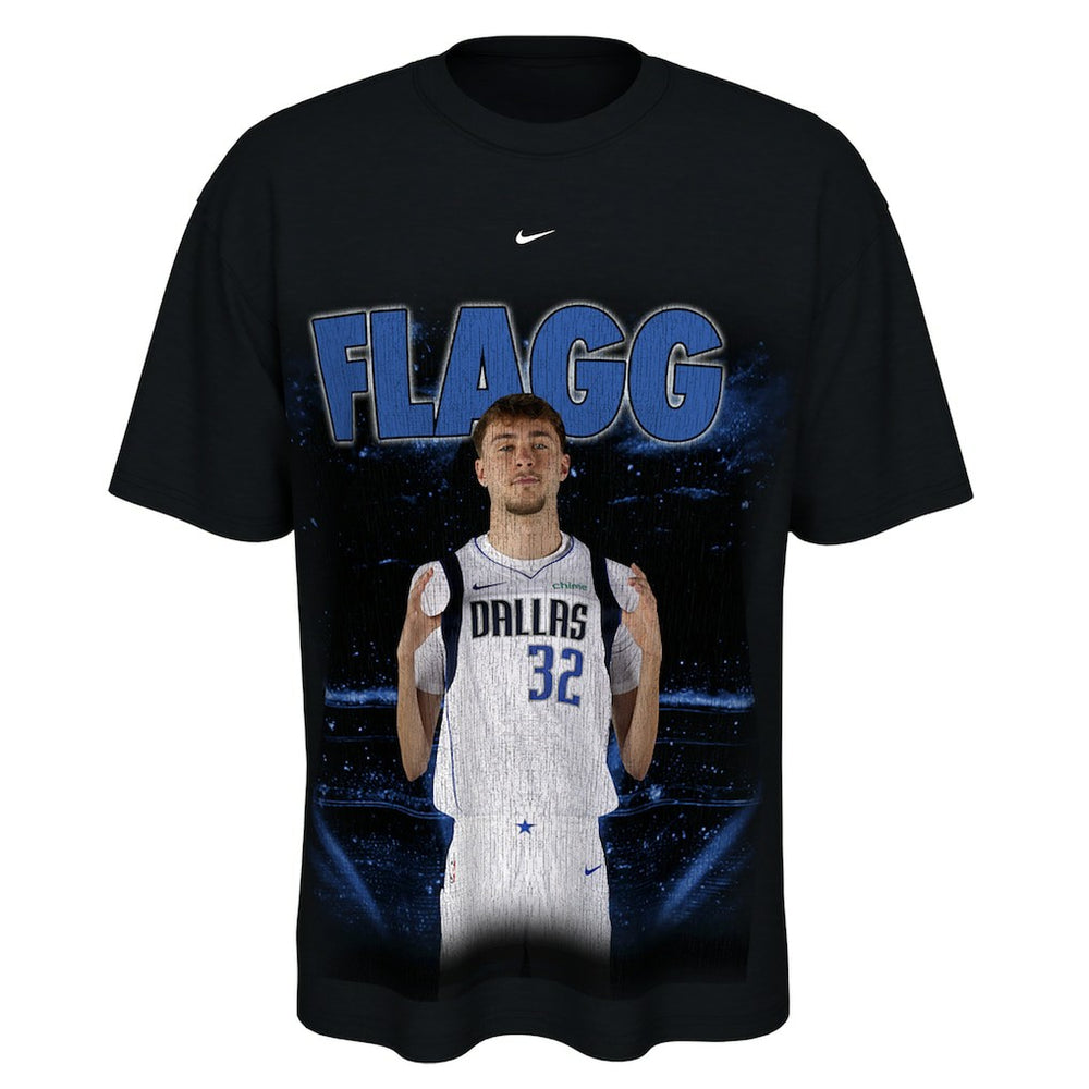 Cooper Flagg Dallas Mavericks Unisex New Faces x New Places T-Shirt sale - Black | Nike on sale