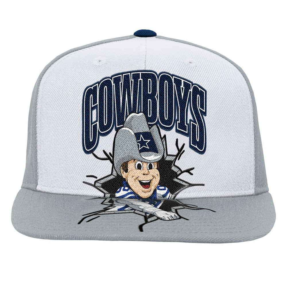 Dallas Cowboys Youth Team Mascot Snapback Hat - Gray outlet