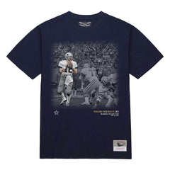 Roger Staubach Dallas Cowboys Moments T-Shirt - Navy discount