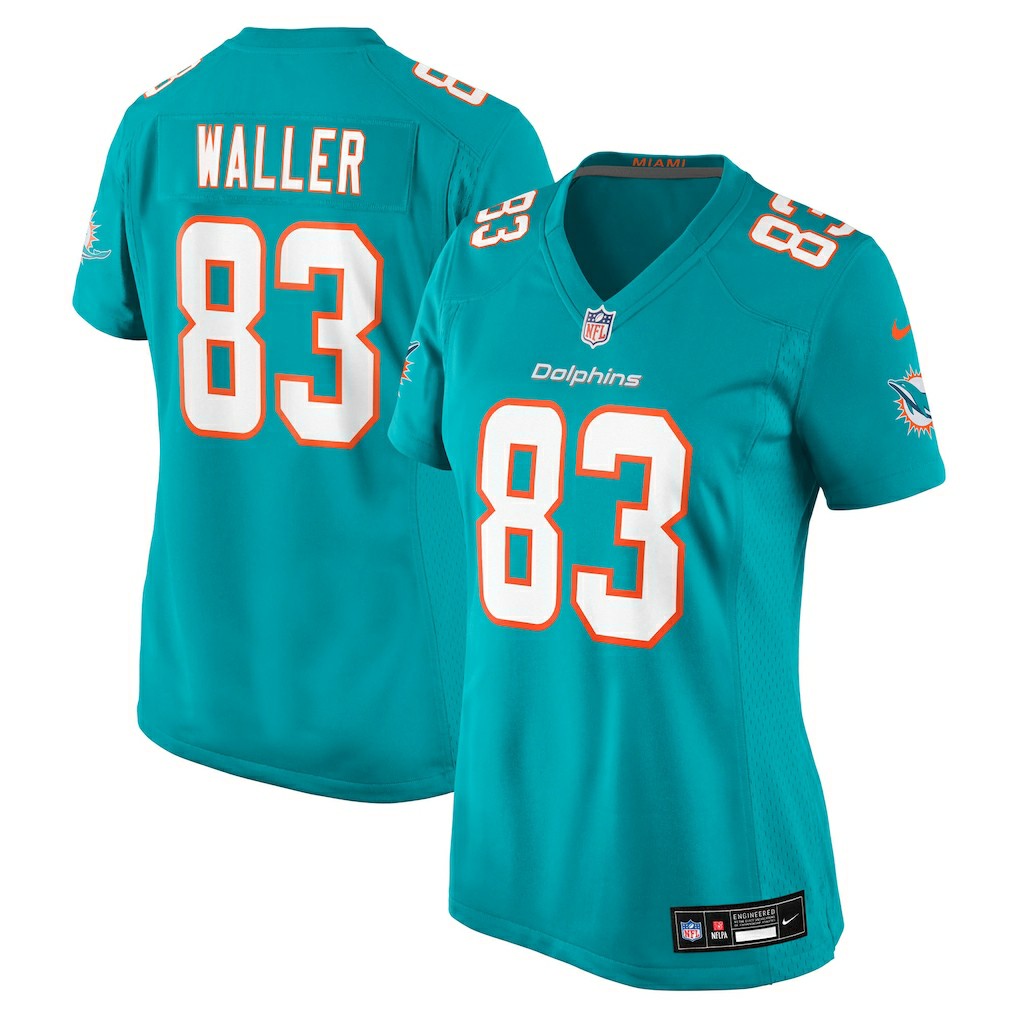Darren Waller Miami Dolphins Women's Team Game Jersey - Aqua | Nike online