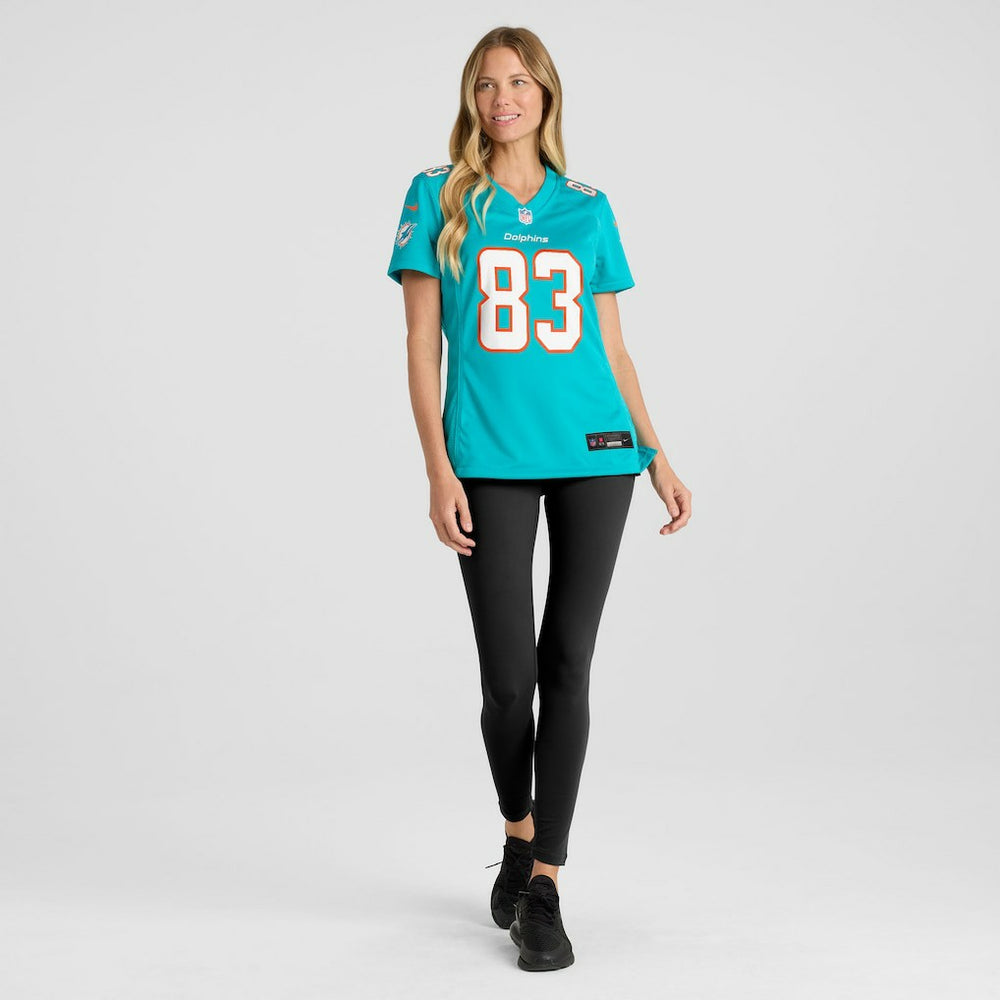 Darren Waller Miami Dolphins Women's Team Game Jersey - Aqua | Nike online
