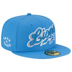 Detroit Lions New Era Born x Raised 59FIFTY Fitted Hat - Blue cheap