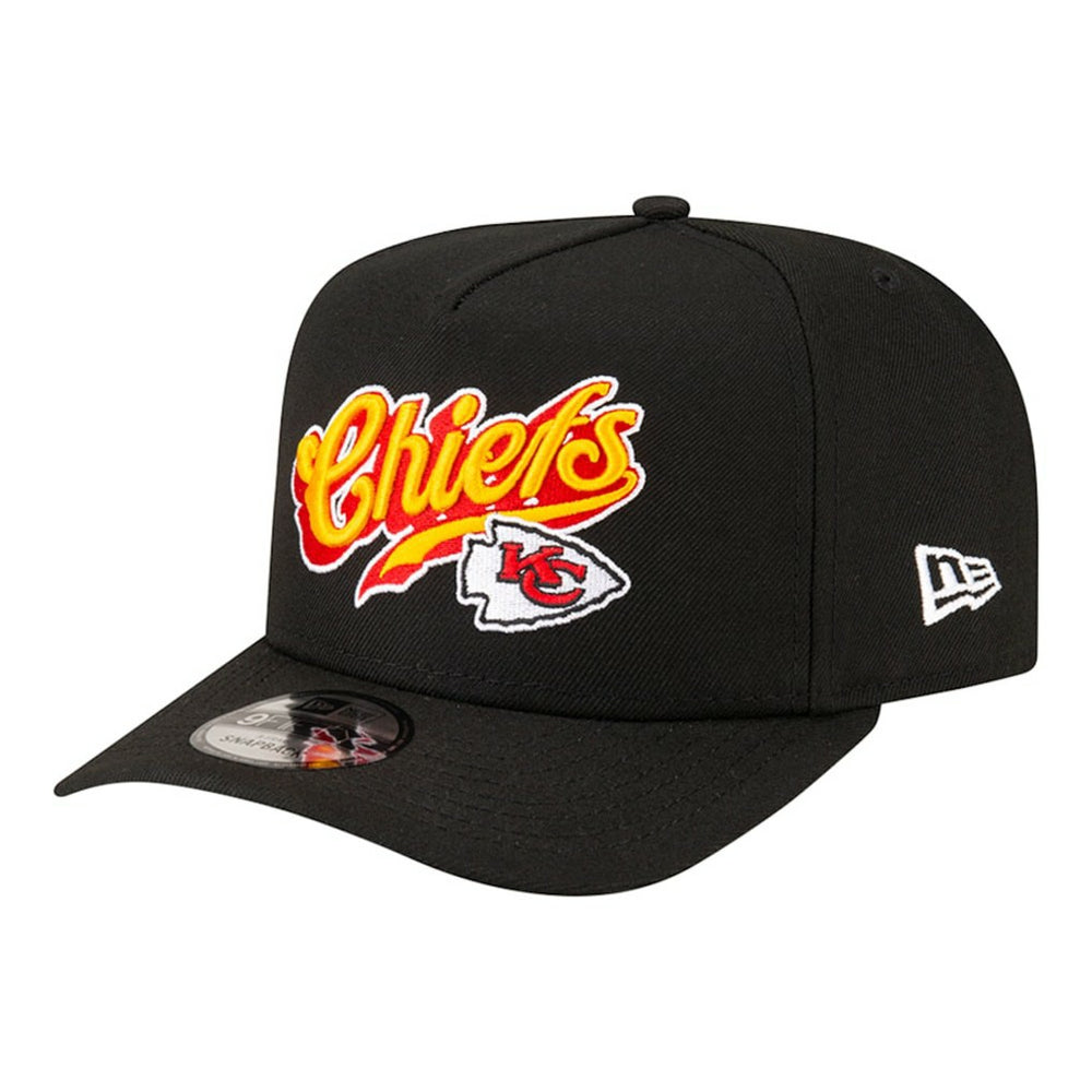 Kansas City Chiefs New Era Born x Raised A-Frame 9FIFTY Snapback Hat - Black for sale