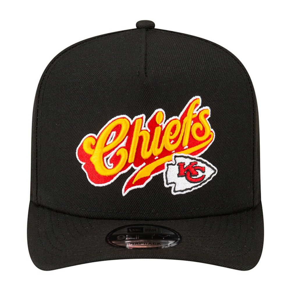 Kansas City Chiefs New Era Born x Raised A-Frame 9FIFTY Snapback Hat - Black for sale