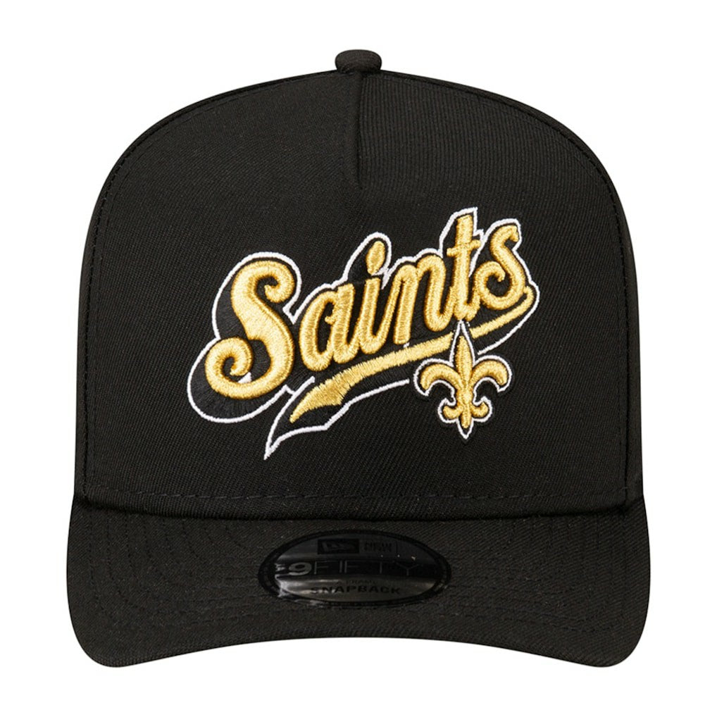 New Orleans Saints New Era Born x Raised A-Frame 9FIFTY Snapback Hat - Black sale