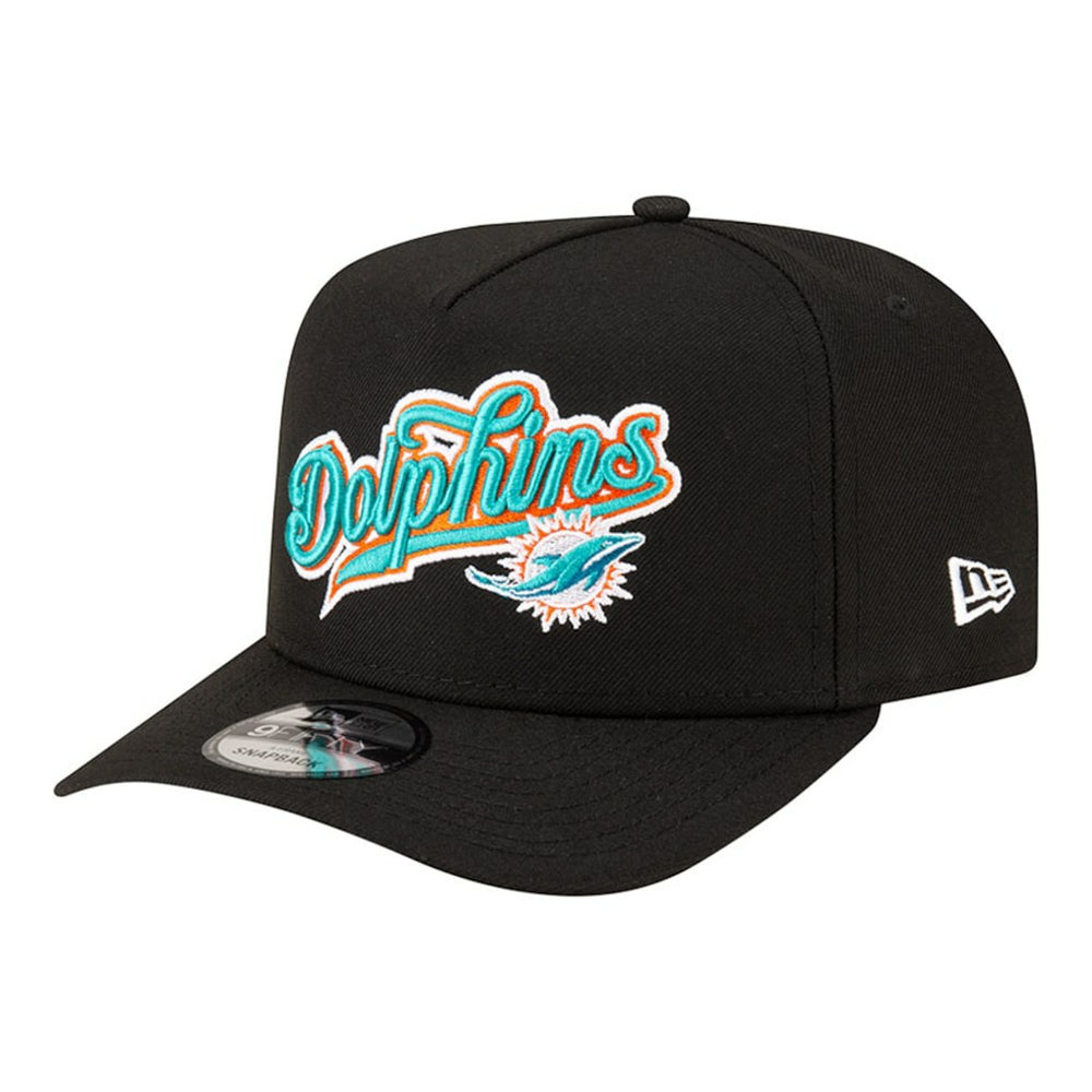 Miami Dolphins New Era Born x Raised A-Frame 9FIFTY Snapback Hat - Black cheap