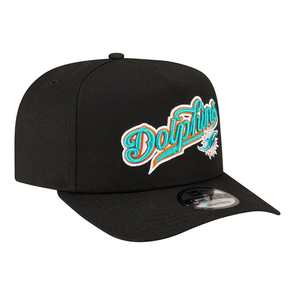 Miami Dolphins New Era Born x Raised A-Frame 9FIFTY Snapback Hat - Black cheap