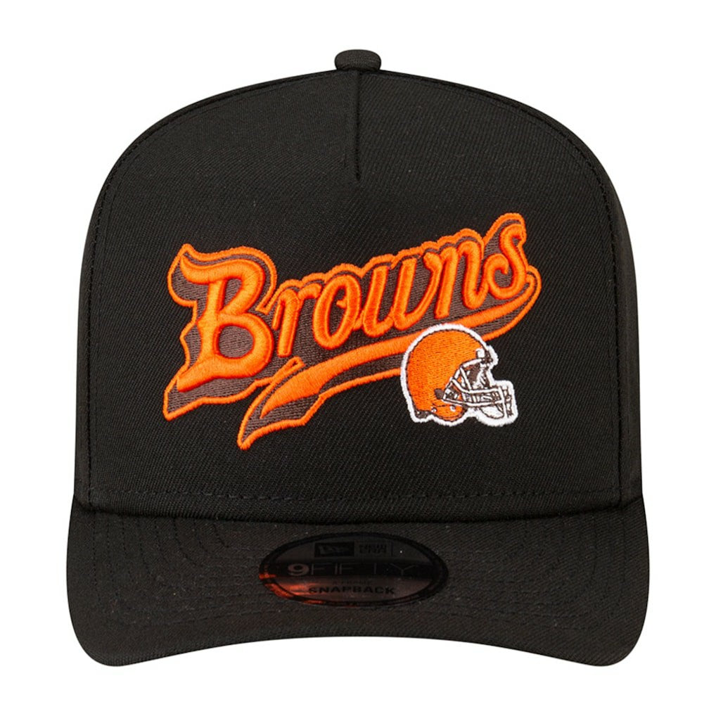 Cleveland Browns New Era Born x Raised A-Frame 9FIFTY Snapback Hat - Black outlet