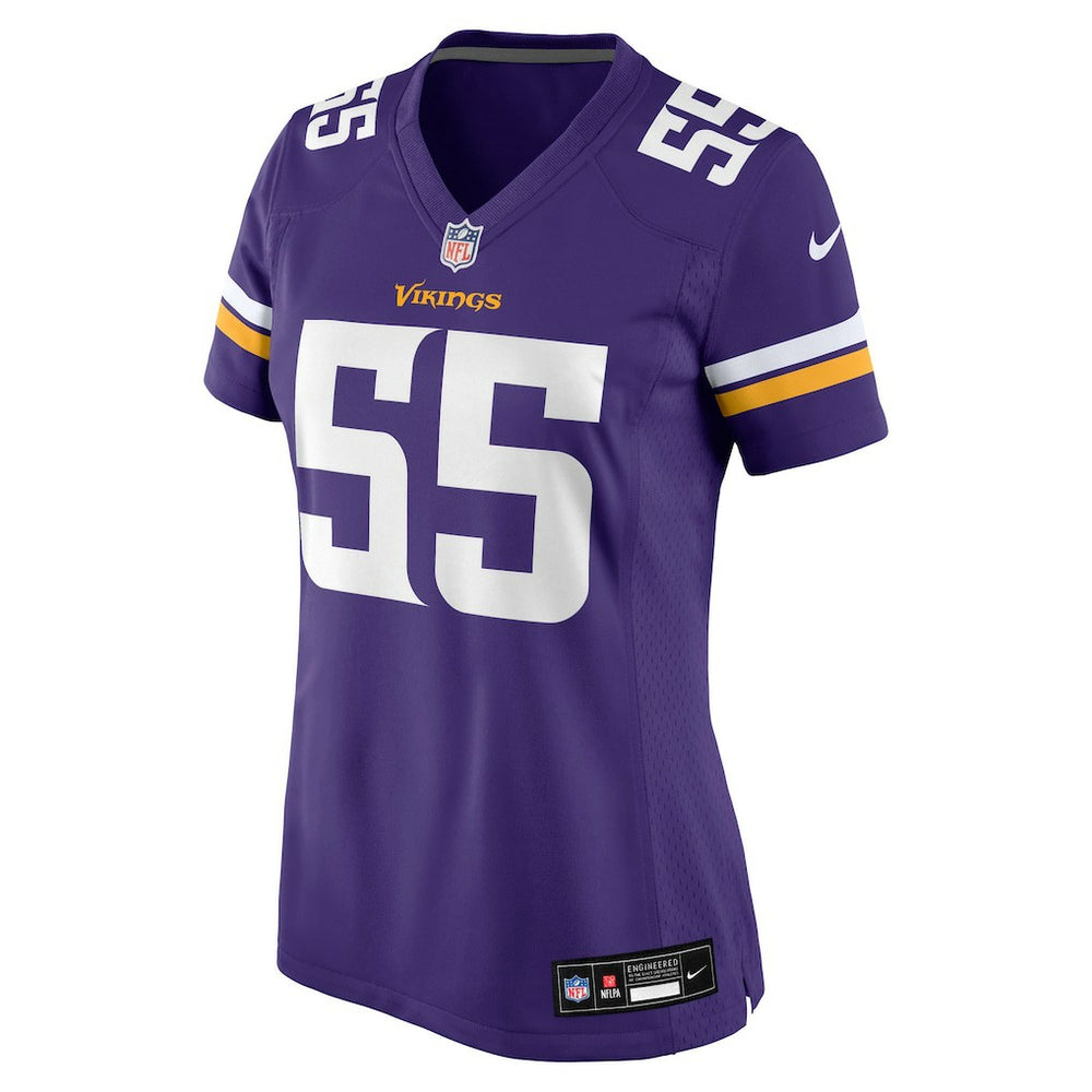 Eric Wilson Minnesota Vikings Women's Team Game Jersey - Purple | Nike cheap