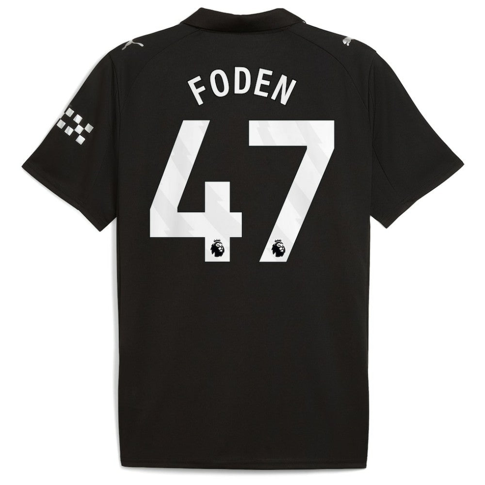 Phil Foden Manchester City 2025/26 Away Replica Player Jersey - Black | Puma discount