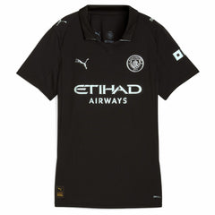 Erling Haaland Manchester City Women's 2025/26 Away Replica Player Jersey - Black | Puma on sale
