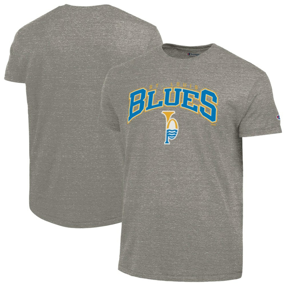 St. Louis Blues Champion Tri-Blend T-Shirt Gray