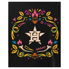 Houston Astros Día de los Muertos T-Shirt - Black | New Era