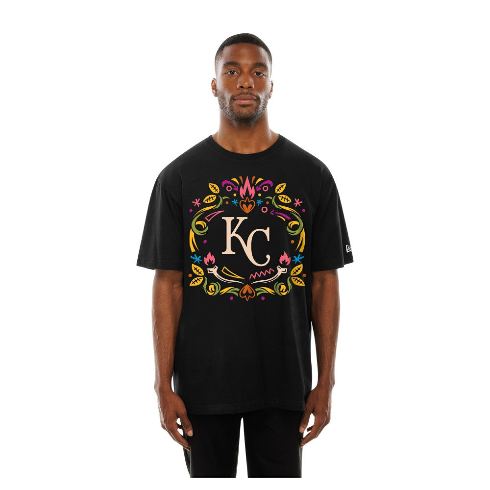 Kansas City Royals Día de los Muertos T-Shirt - Black | New Era
