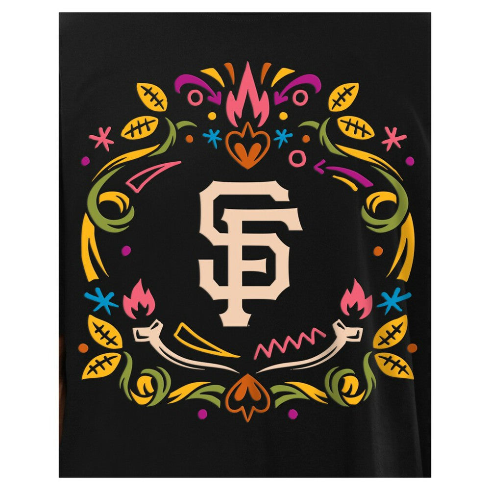 San Francisco Giants Día de los Muertos T-Shirt - Black | New Era
