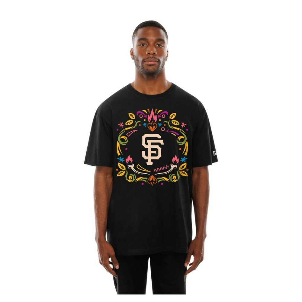 San Francisco Giants Día de los Muertos T-Shirt - Black | New Era