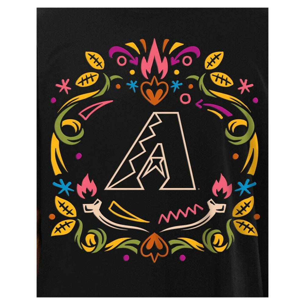 Arizona Diamondbacks Día de los Muertos T-Shirt - Black | New Era