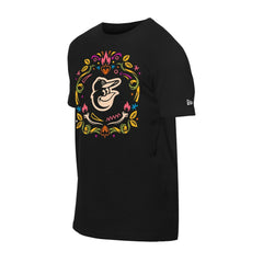 Baltimore Orioles Día de los Muertos T-Shirt - Black | New Era
