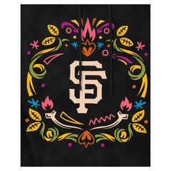 San Francisco Giants Día de los Muertos Brushed Fleece Hoodie - Black | New Era
