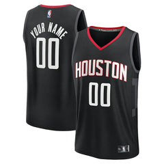Houston Rockets Youth Fast Break Custom Jersey - Statement Edition - Black | Fanatics on sale