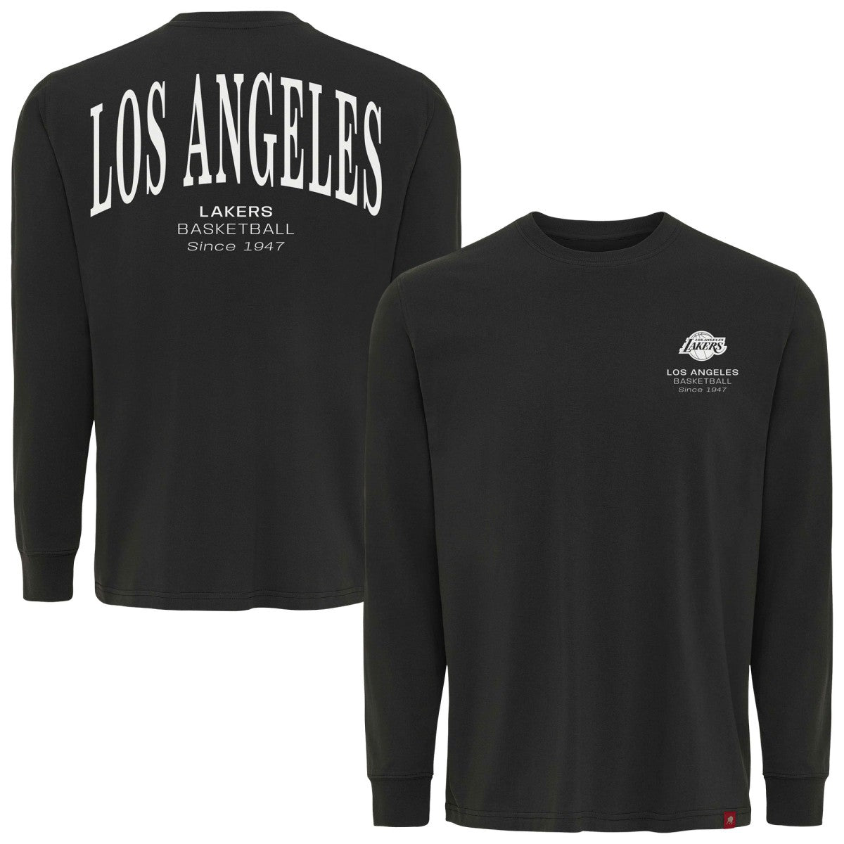 Los Angeles Lakers Sportiqe Unisex Athletic Club Collection Sherwood Relaxed Fit Premium Long-Sleeve T-Shirt - Anthracite outlet