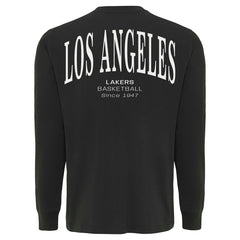 Los Angeles Lakers Sportiqe Unisex Athletic Club Collection Sherwood Relaxed Fit Premium Long-Sleeve T-Shirt - Anthracite outlet