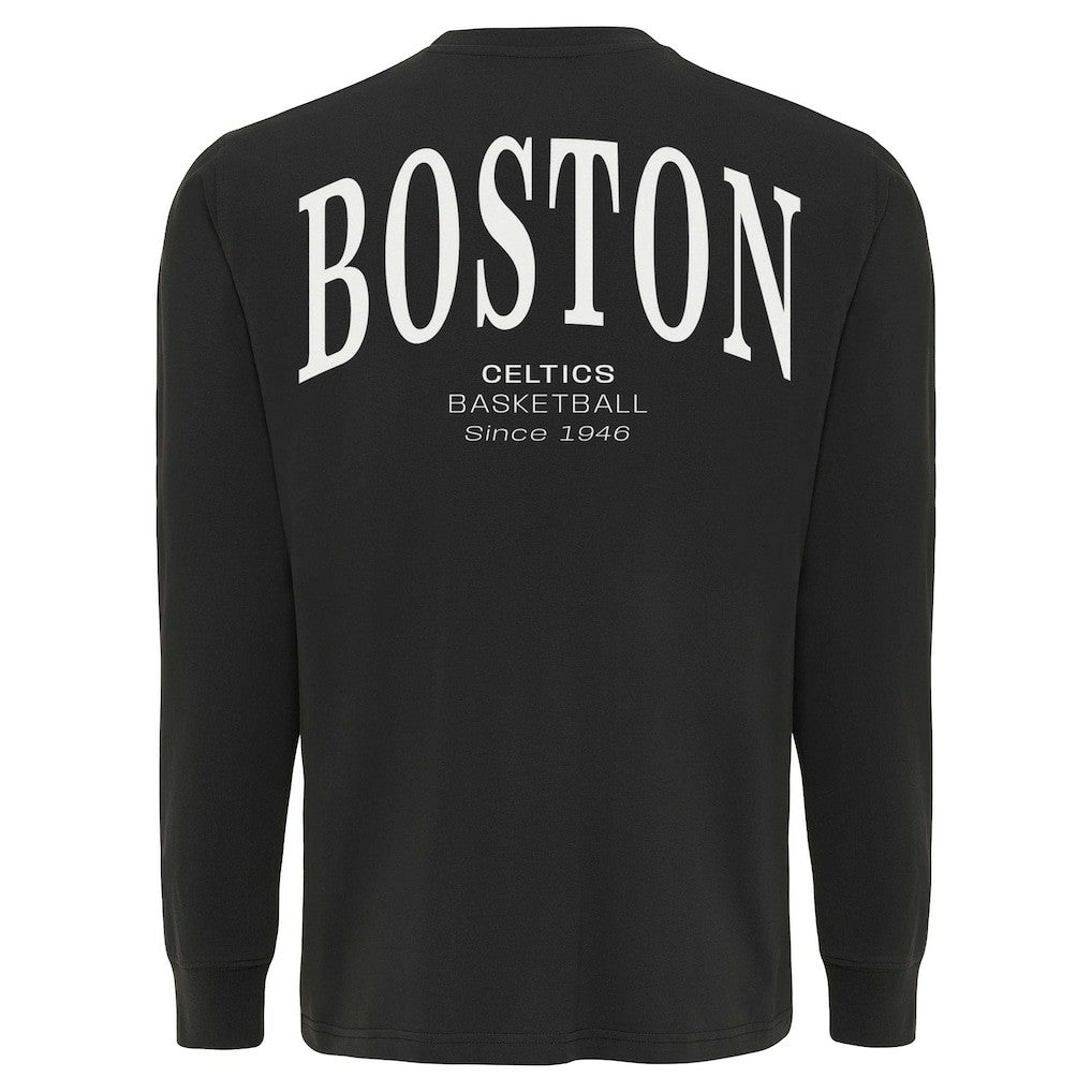 Boston Celtics Sportiqe Unisex Athletic Club Collection Sherwood Relaxed Fit Premium Long-Sleeve T-Shirt - Anthracite cheap