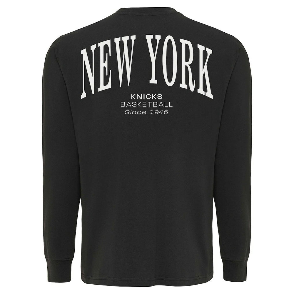 New York Knicks Sportiqe Unisex Athletic Club Collection Sherwood Relaxed Fit Premium Long-Sleeve T-Shirt - Anthracite outlet