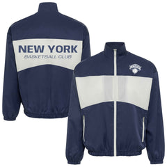 New York Knicks Sportiqe Unisex Athletic Club Collection Senna Premium Lightweight Full-Zip Jacket - Blue online
