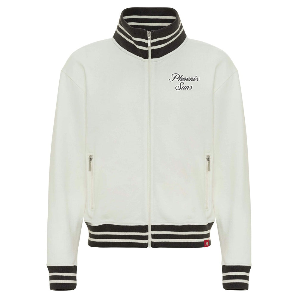 Phoenix Suns Sportiqe Women's Athletic Club Collection Sutton French Terry Full-Zip Jacket - Cream sale