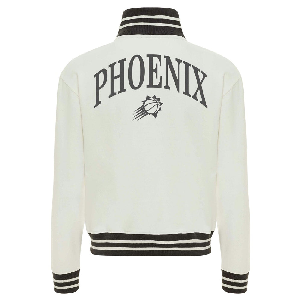 Phoenix Suns Sportiqe Women's Athletic Club Collection Sutton French Terry Full-Zip Jacket - Cream sale