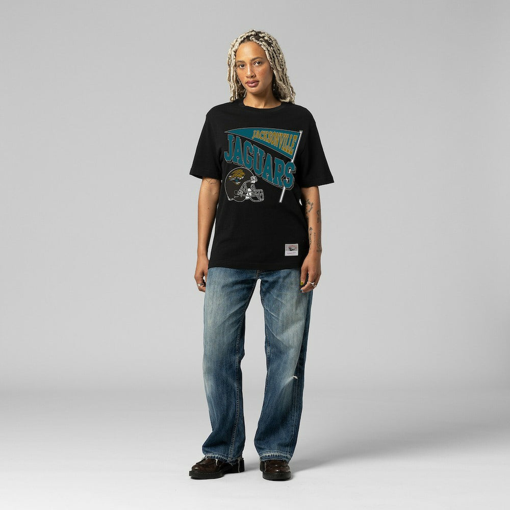 Jacksonville Jaguars Women's Team Dynamic Boyfriend T-Shirt - Black outlet