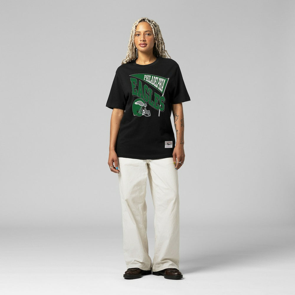 Philadelphia Eagles Women's Team Dynamic Boyfriend T-Shirt - Black online