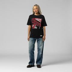 Kansas City Chiefs Women's Team Dynamic Boyfriend T-Shirt - Black discount